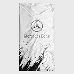 Бандана-труба Mercedes-Benz - White texture, цвет: 3D-принт — фото 2