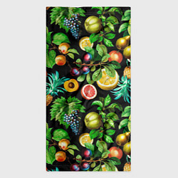 Бандана-труба Сочные фрукты - персик, груша, слива, ананас, цвет: 3D-принт — фото 2