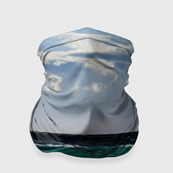 Бандана-труба Морской прибой, цвет: 3D-принт