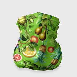 Бандана-труба Сочные фрукты паттерн, цвет: 3D-принт