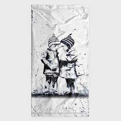 Бандана-труба BANKSY БЭНКСИ дети, цвет: 3D-принт — фото 2