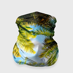 Бандана-труба Пальмы под солнцем, цвет: 3D-принт