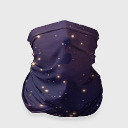 Бандана-труба Звездное ночное небо Галактика Космос, цвет: 3D-принт