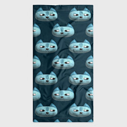 Бандана-труба Мордочки котов с эффектом 3d Паттерн, цвет: 3D-принт — фото 2
