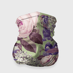Бандана-труба Цветы Чудесный Садовый Узор, цвет: 3D-принт