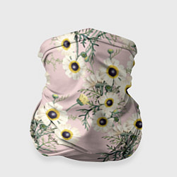 Бандана-труба Цветы Летние Ромашки, цвет: 3D-принт