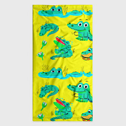 Бандана-труба GREEN CROCODILES, цвет: 3D-принт — фото 2
