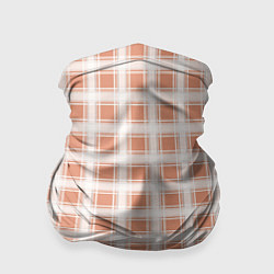 Бандана Light beige plaid fashionable checkered pattern