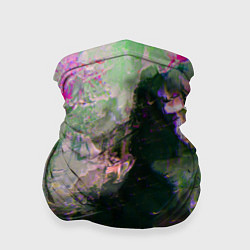 Бандана-труба Абстрактные краски и силуэты, цвет: 3D-принт