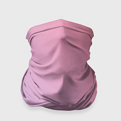 Бандана-труба Градиент - розовая пастель, цвет: 3D-принт