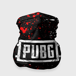 Бандана-труба PUBG white grunge, цвет: 3D-принт