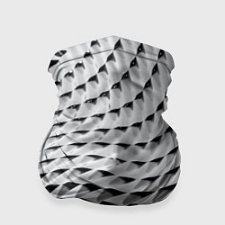 Бандана-труба Металлическая абстрактная броня, цвет: 3D-принт