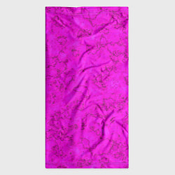 Бандана-труба Розовый яркий неоновый узор с мраморной текстурой, цвет: 3D-принт — фото 2