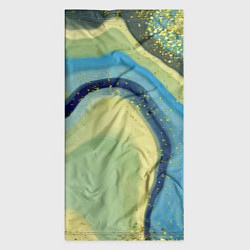 Бандана-труба Сине-зеленый агат, цвет: 3D-принт — фото 2