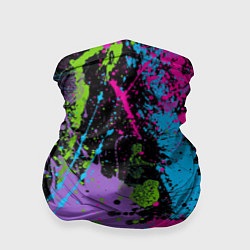 Бандана-труба Для граффити - абстрактные брызги, цвет: 3D-принт