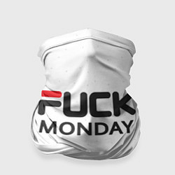 Бандана-труба Fuck monday: fila, antibrand, цвет: 3D-принт