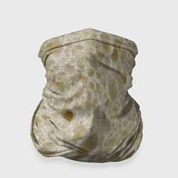 Бандана-труба Хлебный мякиш, цвет: 3D-принт