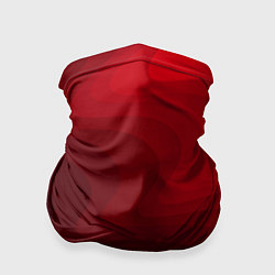 Бандана-труба Красный абстрактный фон волны, цвет: 3D-принт