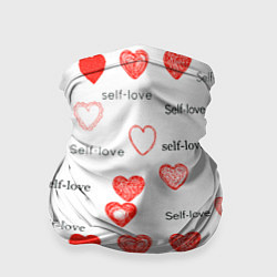 Бандана-труба Self love, цвет: 3D-принт