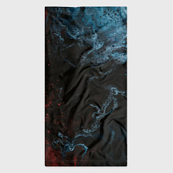 Бандана-труба Красно синее небо, цвет: 3D-принт — фото 2