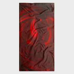 Бандана-труба Темно красные волны, цвет: 3D-принт — фото 2