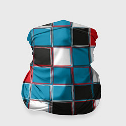 Бандана-труба Разнообразные стеклянные фигуры, цвет: 3D-принт