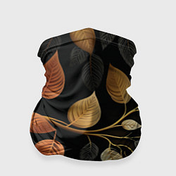 Бандана-труба Осеннее настроение - листья, цвет: 3D-принт