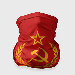 Бандана-труба СССР серп и молот, цвет: 3D-принт