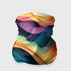 Бандана-труба Цветной рельеф, цвет: 3D-принт