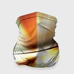 Бандана-труба Абстрактные светлые лучи из тени, цвет: 3D-принт