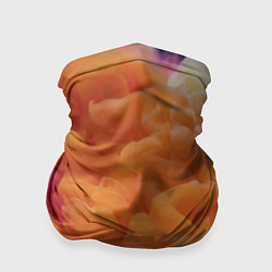 Бандана-труба Разноцветный дым сгустки, цвет: 3D-принт