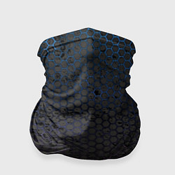 Бандана-труба Грязный блестящий гексаэдр патттерн, цвет: 3D-принт