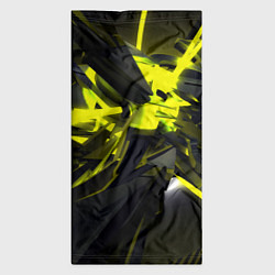 Бандана-труба Yellow gold abstraction, цвет: 3D-принт — фото 2