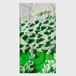 Бандана-труба Узор зелени-арт, цвет: 3D-принт — фото 2