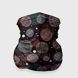 Бандана-труба Плетеные шары, цвет: 3D-принт