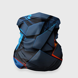 Бандана-труба Геометрия объемные плиты, цвет: 3D-принт