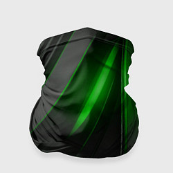 Бандана Черные пластины с зеленым свечением