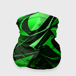 Бандана-труба Зеленые объемные объекты, цвет: 3D-принт