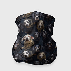 Бандана-труба Паттерн из собак, цвет: 3D-принт