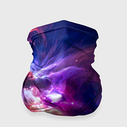 Бандана-труба Небула в космосе в фиолетовых тонах - нейронная се, цвет: 3D-принт