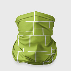 Бандана-труба Цвет зеленый салатовый тренд, цвет: 3D-принт
