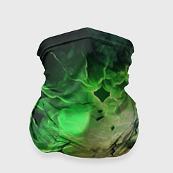 Бандана-труба Зеленый взрыв, цвет: 3D-принт