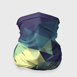 Бандана-труба Разноцветный полигональный узор, цвет: 3D-принт