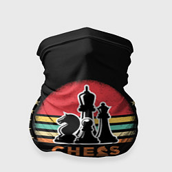 Бандана-труба Шахматные фигуры chess, цвет: 3D-принт