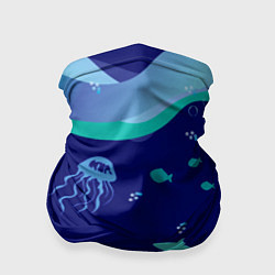 Бандана-труба На глубине, цвет: 3D-принт