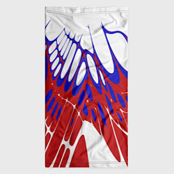 Бандана-труба Лучи - белый синий красный - Хуф и Ся, цвет: 3D-принт — фото 2