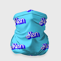 Бандана Синий логотип Кен - паттерн