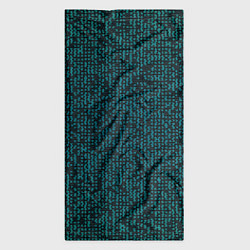 Бандана-труба Паттерн мозаика зелёный, цвет: 3D-принт — фото 2