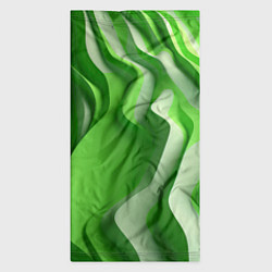 Бандана-труба Зеленые объемные полосы, цвет: 3D-принт — фото 2