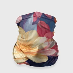 Бандана-труба Водянная лилия лотосы кувшинки, цвет: 3D-принт